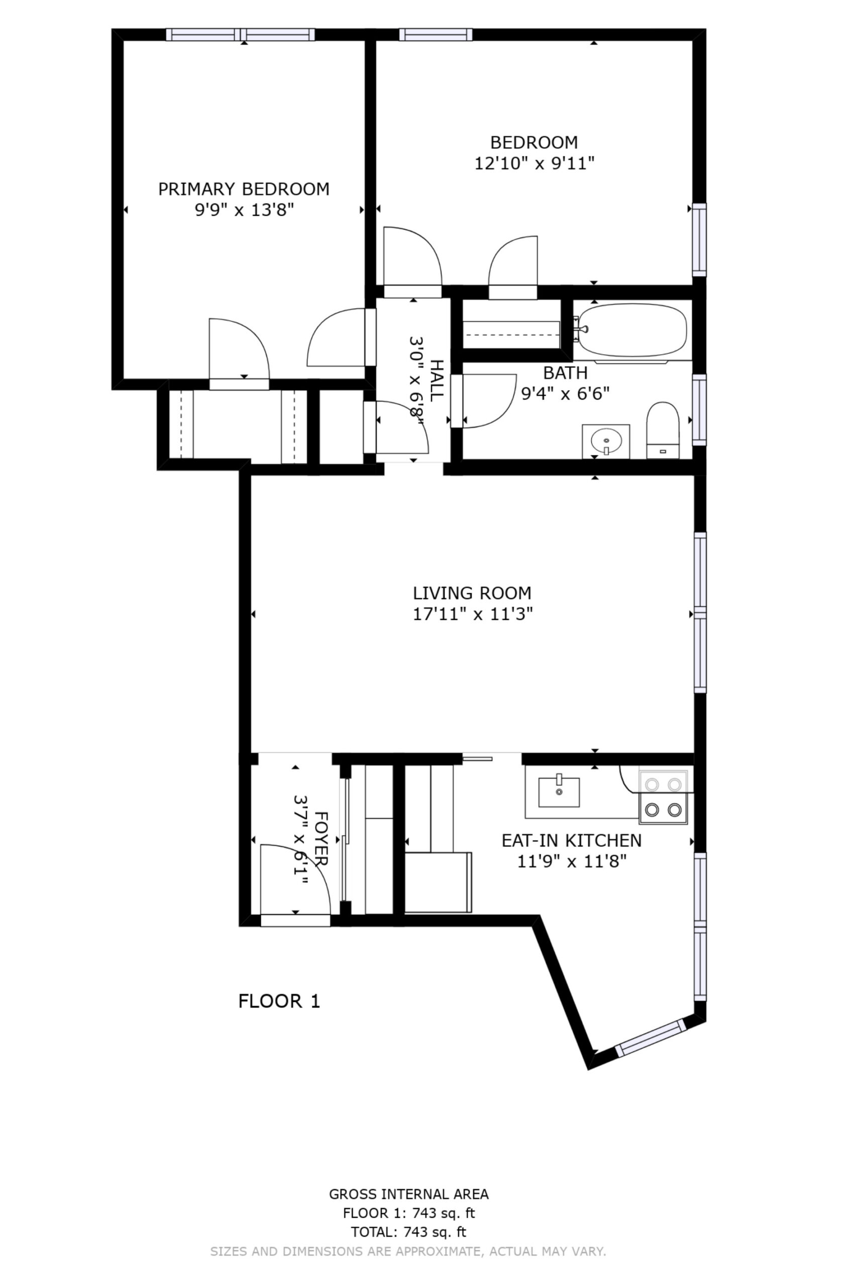2A Floor Plan 1884x2840