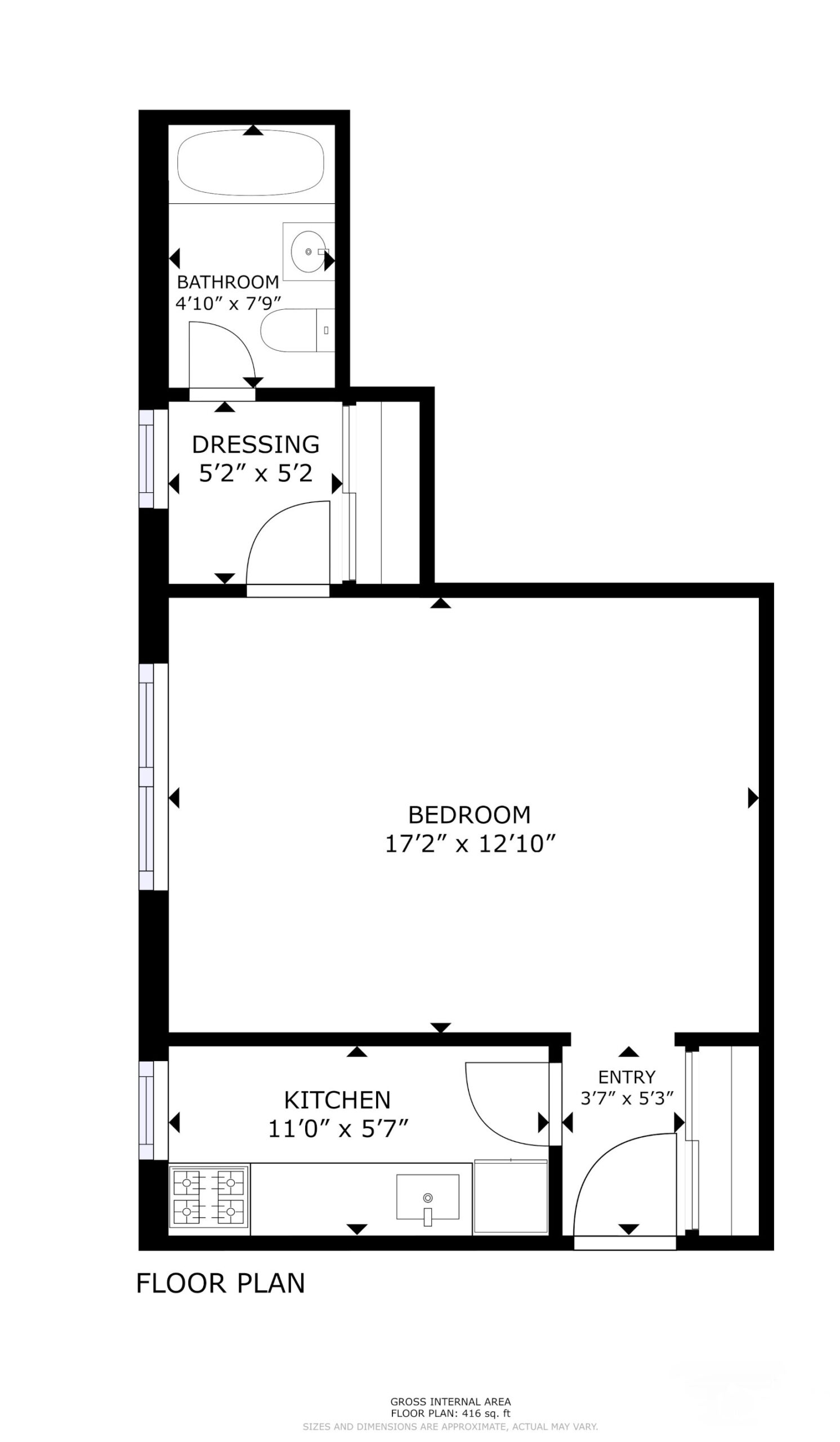 Studio Floor Plan 1657x2844